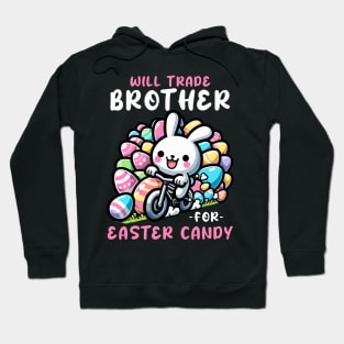 Will Trade Brother For Easter Candy I Egg Hunting Hoodie